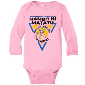 Kenyan Man Tiktok William Rutos Mambo Ni Matatu Baby Long Sleeve Bodysuit