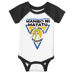 Kenyan Man Tiktok William Rutos Mambo Ni Matatu Infant Baby Jersey Bodysuit