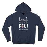 Knock Me Up Doc Transfer Day Ivf Transfer Day Couple Hoodie