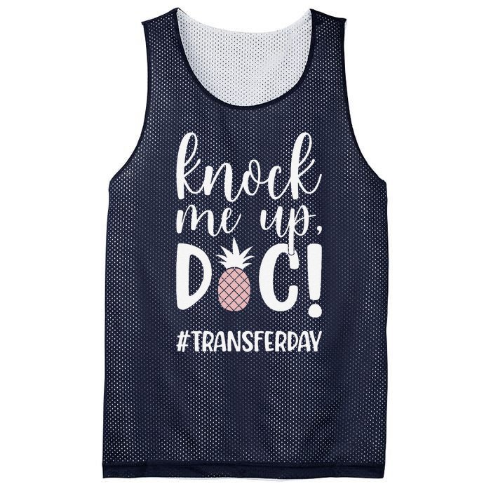 Knock Me Up Doc Transfer Day Ivf Transfer Day Couple Mesh Reversible Basketball Jersey Tank