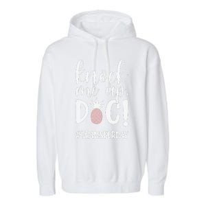 Knock Me Up Doc Transfer Day Ivf Transfer Day Couple Garment-Dyed Fleece Hoodie