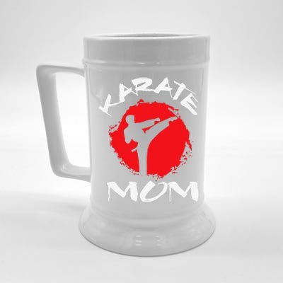 Karate Mom Vintage Martial Art Self And Defense Mother's Day Beer Stein