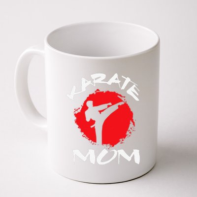 Karate Mom Vintage Martial Art Self And Defense Mother's Day Coffee Mug