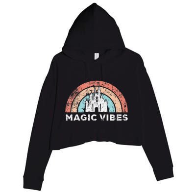 Kids Magic Vibes Kids Cute Vacation Crop Fleece Hoodie