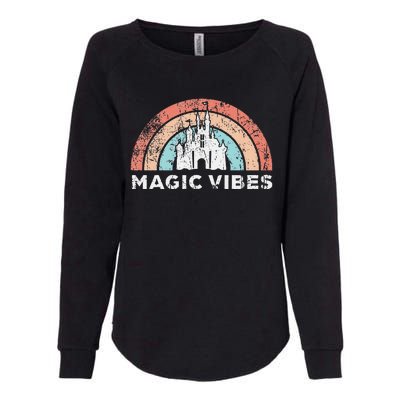 Kids Magic Vibes Kids Cute Vacation Womens California Wash Sweatshirt