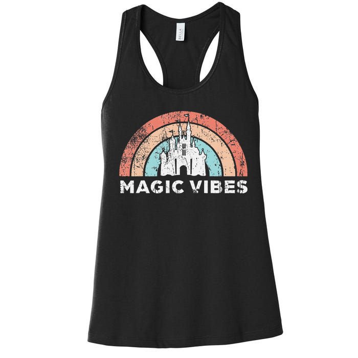 Kids Magic Vibes Kids Cute Vacation Women's Racerback Tank