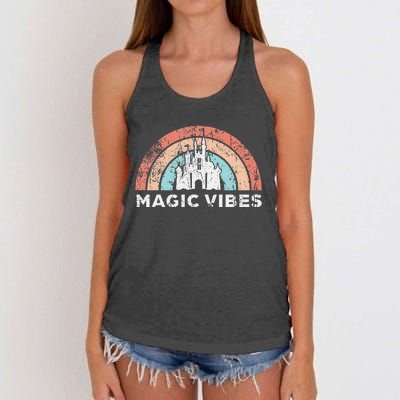 Kids Magic Vibes Kids Cute Vacation Women's Knotted Racerback Tank