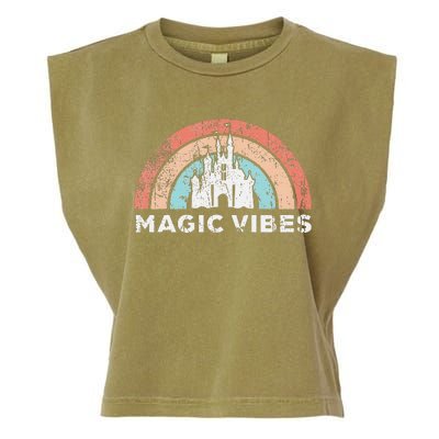 Kids Magic Vibes Kids Cute Vacation Garment-Dyed Women's Muscle Tee