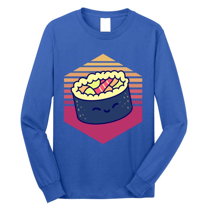 Kawaii Maki Vintage Sushi Lover Great Gift Long Sleeve Shirt