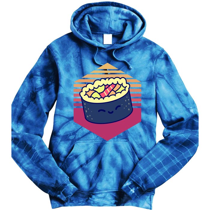 Kawaii Maki Vintage Sushi Lover Great Gift Tie Dye Hoodie