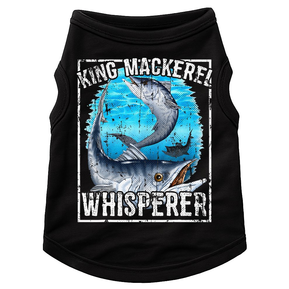 King Mackerel Whisperer Deep Sea Fishing Doggie Tank