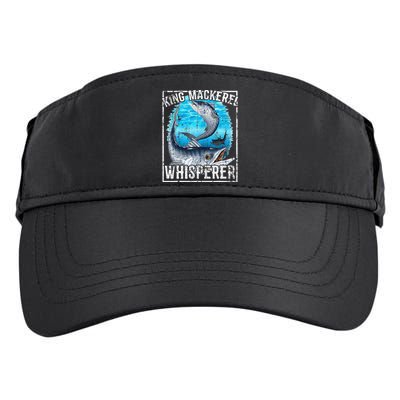 King Mackerel Whisperer Deep Sea Fishing Adult Drive Performance Visor