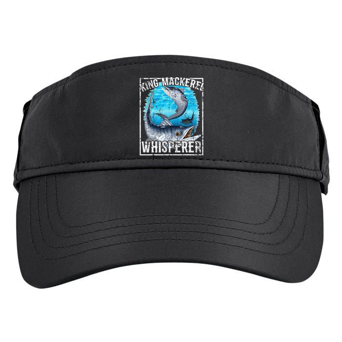King Mackerel Whisperer Deep Sea Fishing Adult Drive Performance Visor