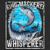 King Mackerel Whisperer Deep Sea Fishing Adult Drive Performance Visor