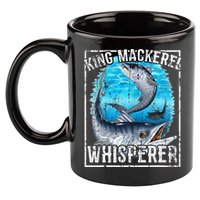 King Mackerel Whisperer Deep Sea Fishing 11oz C Handle Ceramic Mug