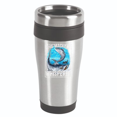 King Mackerel Whisperer Deep Sea Fishing 16oz Travel Tumbler