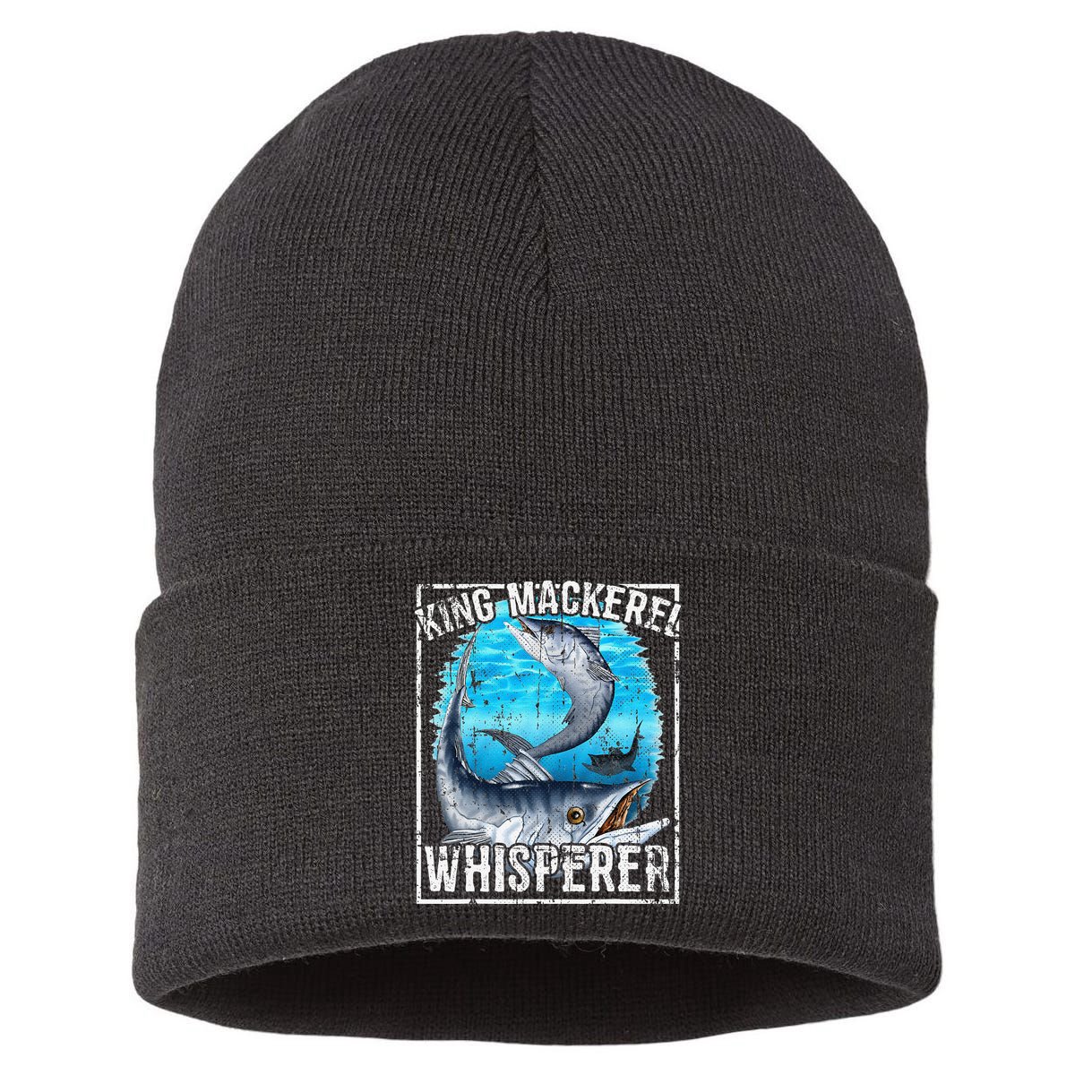 King Mackerel Whisperer Deep Sea Fishing Sustainable Knit Beanie