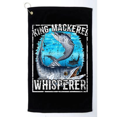 King Mackerel Whisperer Deep Sea Fishing Golf Towel