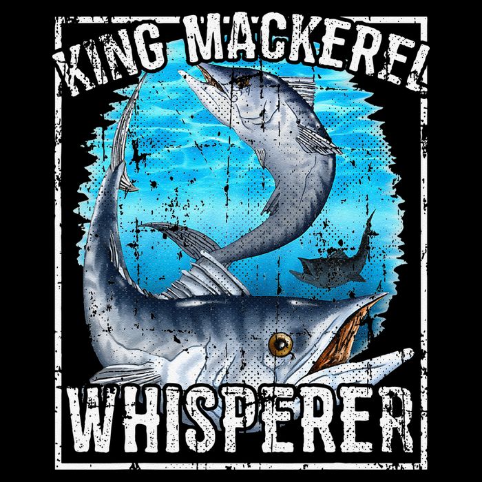 King Mackerel Whisperer Deep Sea Fishing Wool Snapback Cap