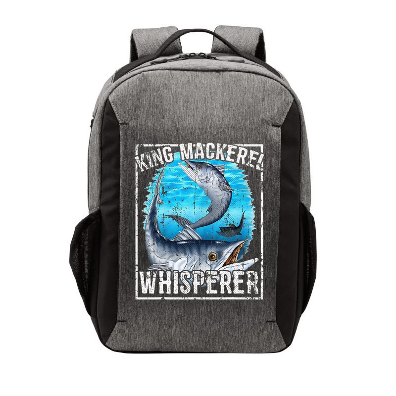 King Mackerel Whisperer Deep Sea Fishing Vector Backpack
