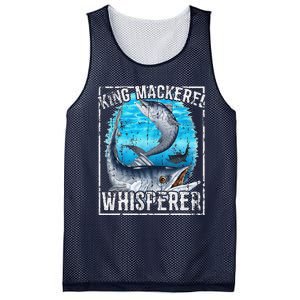 King Mackerel Whisperer Deep Sea Fishing Mesh Reversible Basketball Jersey Tank