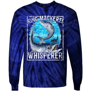 King Mackerel Whisperer Deep Sea Fishing Tie-Dye Long Sleeve Shirt