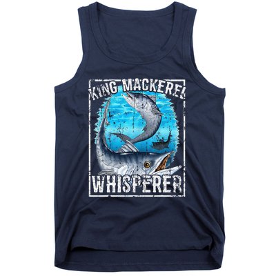 King Mackerel Whisperer Deep Sea Fishing Tank Top