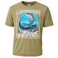 King Mackerel Whisperer Deep Sea Fishing Cooling Performance Crew T-Shirt