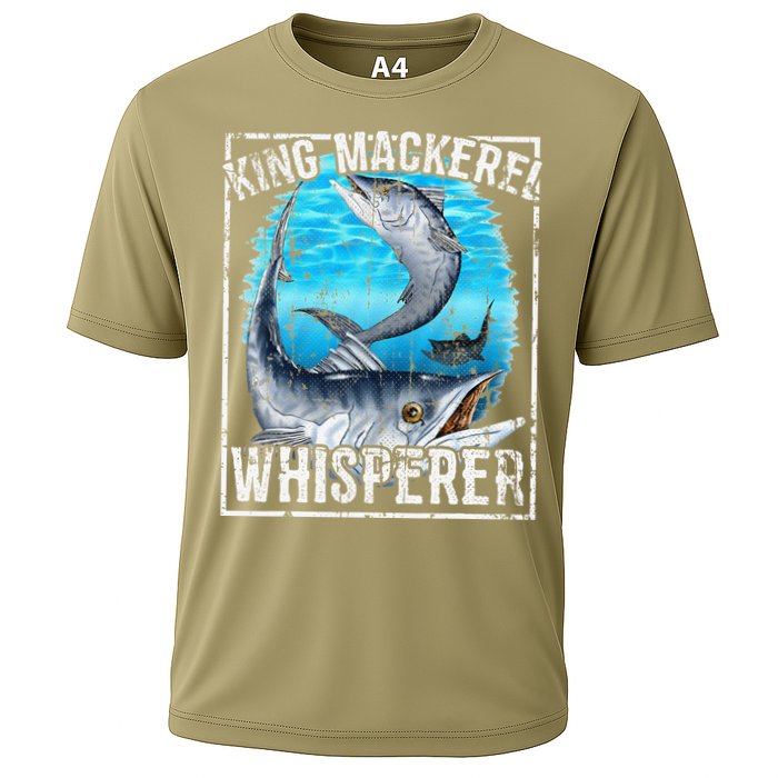 King Mackerel Whisperer Deep Sea Fishing Cooling Performance Crew T-Shirt