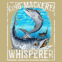 King Mackerel Whisperer Deep Sea Fishing Cooling Performance Crew T-Shirt