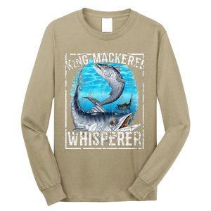 King Mackerel Whisperer Deep Sea Fishing Long Sleeve Shirt