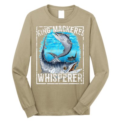 King Mackerel Whisperer Deep Sea Fishing Long Sleeve Shirt