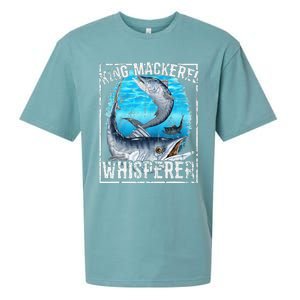 King Mackerel Whisperer Deep Sea Fishing Sueded Cloud Jersey T-Shirt