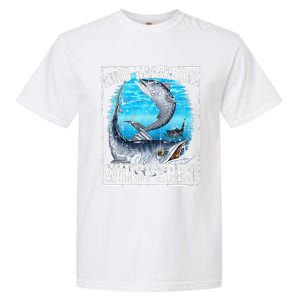 King Mackerel Whisperer Deep Sea Fishing Garment-Dyed Heavyweight T-Shirt