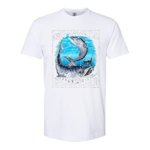 King Mackerel Whisperer Deep Sea Fishing Softstyle CVC T-Shirt