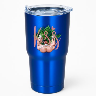 Kiss My Xxx Beautiful Funny Lgbt Design Funny Gift Tumbler