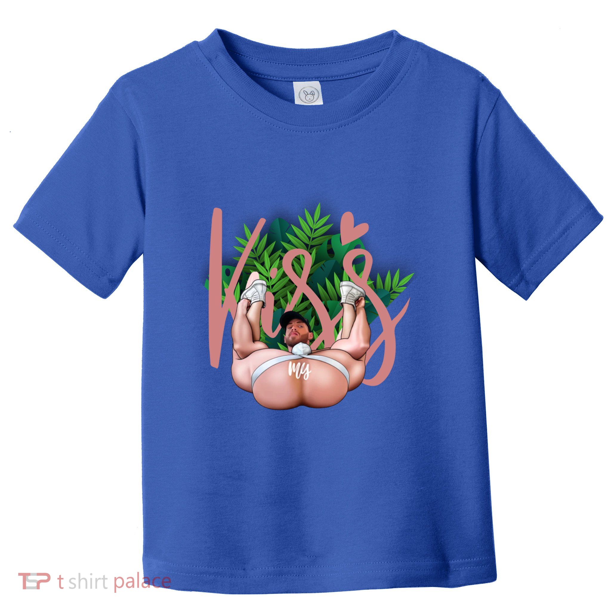 Kiss My Xxx Beautiful Funny Lgbt Design Funny Gift Toddler T-Shirt