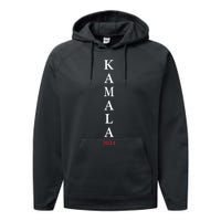 Kamala Name 2024 Performance Fleece Hoodie