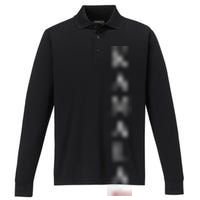 Kamala Name 2024 Performance Long Sleeve Polo