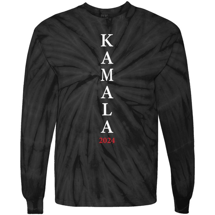 Kamala Name 2024 Tie-Dye Long Sleeve Shirt