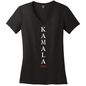 Kamala Name 2024 Women's V-Neck T-Shirt