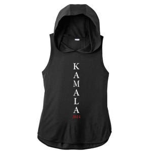 Kamala Name 2024 Ladies PosiCharge Tri-Blend Wicking Draft Hoodie Tank