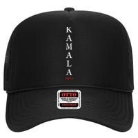 Kamala Name 2024 High Crown Mesh Back Trucker Hat