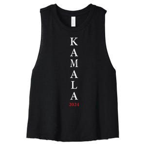 Kamala Name 2024 Women's Racerback Cropped Tank