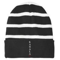 Kamala Name 2024 Striped Beanie with Solid Band