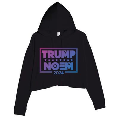 Kristi Noem And Donald Trump Election 2024 Gift Crop Fleece Hoodie