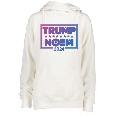 Kristi Noem And Donald Trump Election 2024 Gift Womens Funnel Neck Pullover Hood