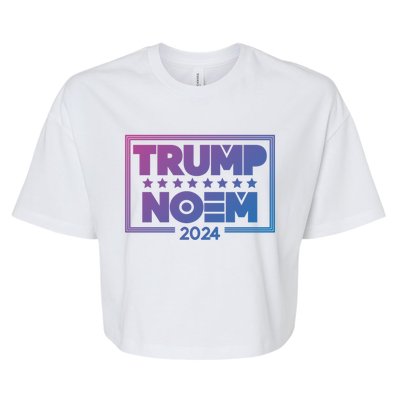 Kristi Noem And Donald Trump Election 2024 Gift Bella+Canvas Jersey Crop Tee