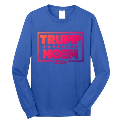 Kristi Noem And Donald Trump Election 2024 Gift Long Sleeve Shirt