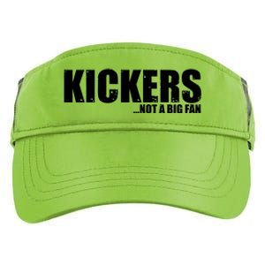 Kickers Not A Big Fan Fantasy Football Draft Day Adult Drive Performance Visor